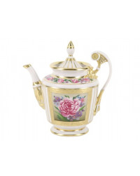 LOMONOSOV IMPERIAL PORCELAIN TEA POT ALEXANDRIA THE MEMORY