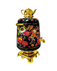 BLACK TEA IN METAL GIFT SAMOVAR BOX ZHOSTOVO BLACK 75 GR 2.6 OZ