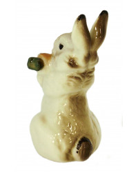 LOMONOSOV IMPERIAL PORCELAIN FIGURINE RABBIT WITH CARROT #1