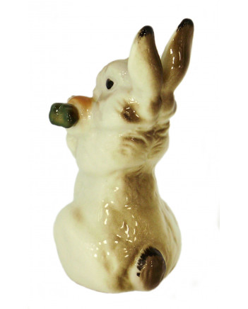LOMONOSOV IMPERIAL PORCELAIN FIGURINE RABBIT WITH CARROT #3