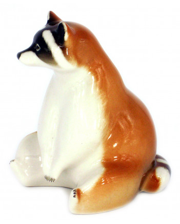 LOMONOSOV IMPERIAL PORCELAIN FIGURINE RACCOON #2