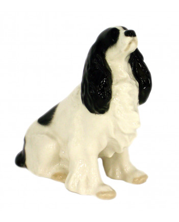 LOMONOSOV IMPERIAL PORCELAIN FIGURINE DOG SPANIEL
