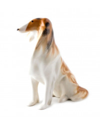 LOMONOSOV IMPERIAL PORCELAIN FIGURINE DOG COLLIE