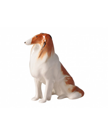 LOMONOSOV IMPERIAL PORCELAIN FIGURINE DOG COLLIE