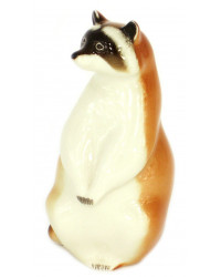 LOMONOSOV IMPERIAL PORCELAIN FIGURINE RACCOON #1