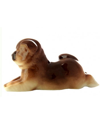 LOMONOSOV IMPERIAL PORCELAIN FIGURINE DOG CHOW CHOW