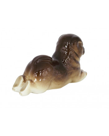 LOMONOSOV IMPERIAL PORCELAIN FIGURINE DOG CHOW CHOW