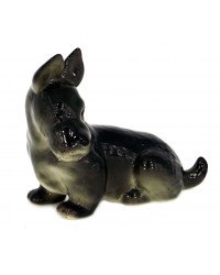 LOMONOSOV IMPERIAL PORCELAIN FIGURINE DOG SCOTTISH TERRIER