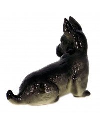 LOMONOSOV IMPERIAL PORCELAIN FIGURINE DOG SCOTTISH TERRIER