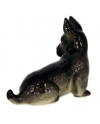 LOMONOSOV IMPERIAL PORCELAIN FIGURINE DOG SCOTTISH TERRIER