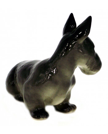 LOMONOSOV IMPERIAL PORCELAIN FIGURINE DOG SCOTTISH TERRIER