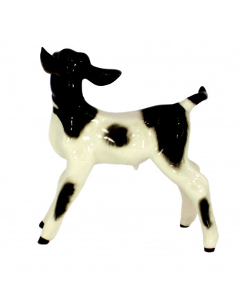 LOMONOSOV IMPERIAL PORCELAIN FIGURINE BULL CALF COW BABY