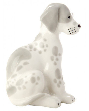 LOMONOSOV IMPERIAL PORCELAIN FIGURINE DOG DALMATIAN PUPPY
