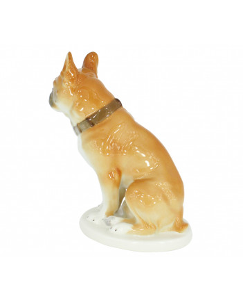 LOMONOSOV IMPERIAL PORCELAIN FIGURINE DOG BOXER