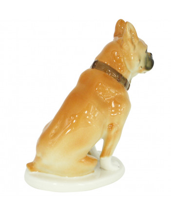 LOMONOSOV IMPERIAL PORCELAIN FIGURINE DOG BOXER