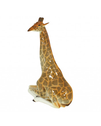 LOMONOSOV IMPERIAL PORCELAIN FIGURINE GIRAFFE WITH LONG NECK