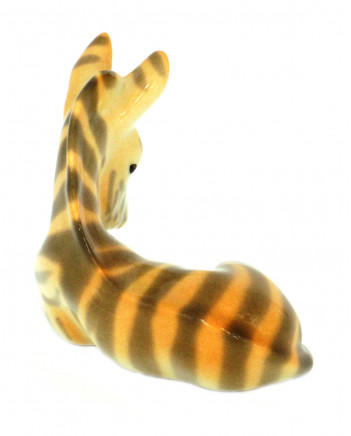 LOMONOSOV IMPERIAL PORCELAIN FIGURINE ZEBRA BABY SLEEPING