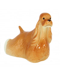 LOMONOSOV IMPERIAL PORCELAIN FIGURINE DOG COCKER SPANIEL