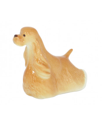 LOMONOSOV IMPERIAL PORCELAIN FIGURINE DOG COCKER SPANIEL