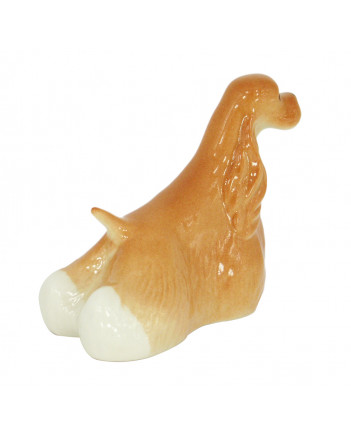 LOMONOSOV IMPERIAL PORCELAIN FIGURINE DOG COCKER SPANIEL