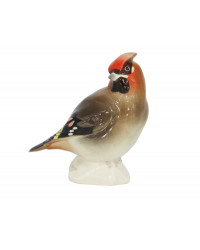 LOMONOSOV IMPERIAL PORCELAIN FIGURINE BIRD WAXWING #2