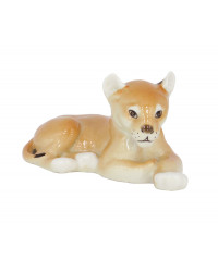 LOMONOSOV IMPERIAL PORCELAIN FIGURINE LION BABY