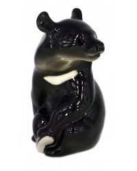 LOMONOSOV IMPERIAL PORCELAIN FIGURINE ASIAN BEAR