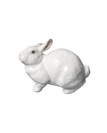 LOMONOSOV IMPERIAL PORCELAIN FIGURINE RABBIT HARE SNOW WHITE