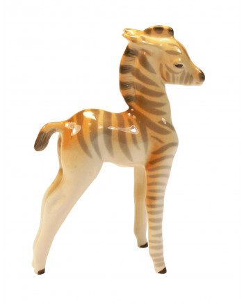 LOMONOSOV IMPERIAL PORCELAIN FIGURINE ZEBRA BABY
