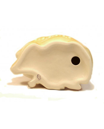 LOMONOSOV IMPERIAL PORCELAIN FIGURINE FAWN DEER SLEEPING