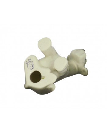 LOMONOSOV IMPERIAL PORCELAIN FIGURINE DOG MINIATURE SCHNAUZER PUPPY