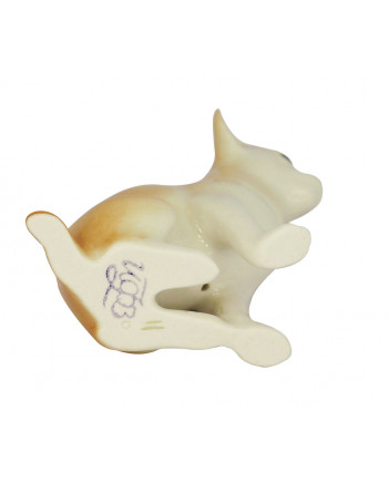 LOMONOSOV IMPERIAL PORCELAIN FIGURINE DOG CHIHUAHUA SITTING