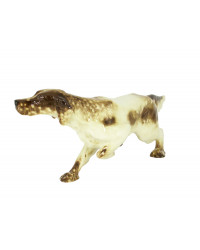 LOMONOSOV IMPERIAL PORCELAIN FIGURINE DOG SETTER