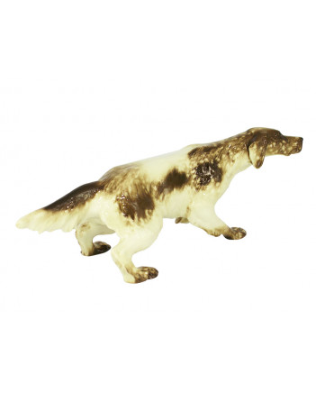 LOMONOSOV IMPERIAL PORCELAIN FIGURINE DOG SETTER