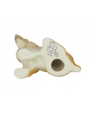 LOMONOSOV IMPERIAL PORCELAIN FIGURINE DOG SPANIEL APRICOT