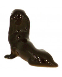 LOMONOSOV IMPERIAL PORCELAIN FIGURINE DOG DACHSHUND  PUPPY