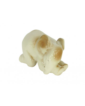 LOMONOSOV IMPERIAL PORCELAIN FIGURINE ELEPHANT BABY SLEEPING