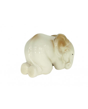 LOMONOSOV IMPERIAL PORCELAIN FIGURINE ELEPHANT BABY SLEEPING