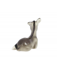 LOMONOSOV IMPERIAL PORCELAIN FIGURINE DONKEY SITTING