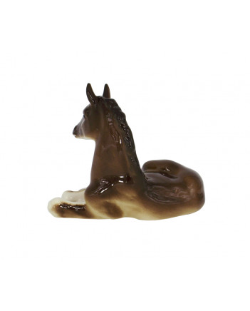 LOMONOSOV IMPERIAL PORCELAIN FIGURINE HORSE BROWN