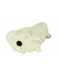 LOMONOSOV IMPERIAL PORCELAIN FIGURINE DOG KING POODLE