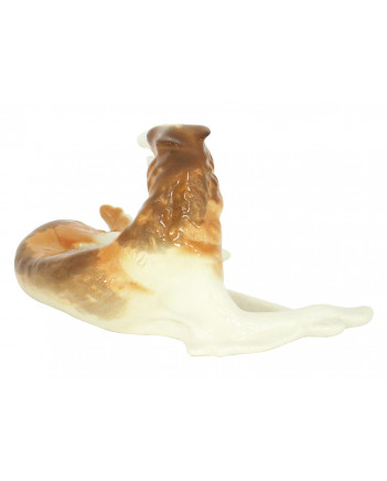 LOMONOSOV IMPERIAL PORCELAIN FIGURINE DOG BORZOI GREYHOUND WOLFHOUND 