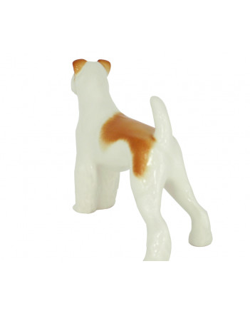 LOMONOSOV IMPERIAL PORCELAIN FIGURINE DOG FOX TERRIER