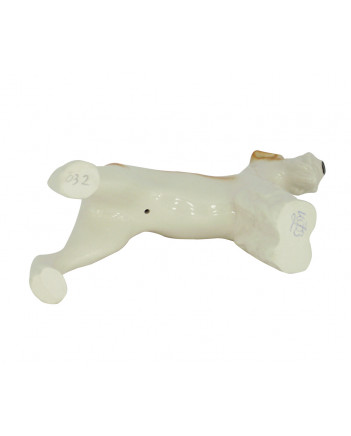 LOMONOSOV IMPERIAL PORCELAIN FIGURINE DOG FOX TERRIER
