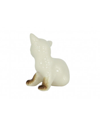 LOMONOSOV IMPERIAL PORCELAIN FIGURINE CAT SIAMESE KITTEN