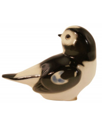 LOMONOSOV IMPERIAL PORCELAIN FIGURINE BIRD SNOWBUNTING #1