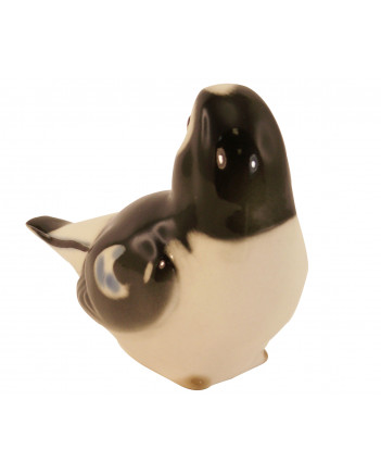 LOMONOSOV IMPERIAL PORCELAIN FIGURINE BIRD SNOWBUNTING #1