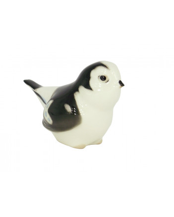 LOMONOSOV IMPERIAL PORCELAIN FIGURINE BIRD SNOWBUNTING #2
