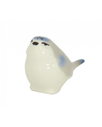 LOMONOSOV IMPERIAL PORCELAIN FIGURINE BIRD TOMTIT TITMOUSE