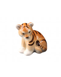 LOMONOSOV IMPERIAL PORCELAIN FIGURINE TIGER TINY BABY